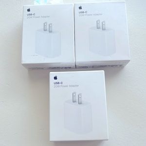 Apple USB-C 20 W Power Adapter (3 Pack)